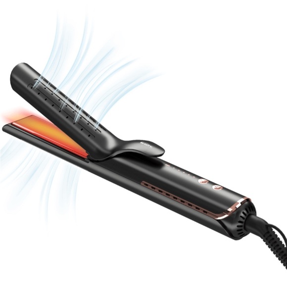 Cortex Beauty 2 in 1 Cool Air Curl and Straightening Flat Iron - Picture 2 of 2